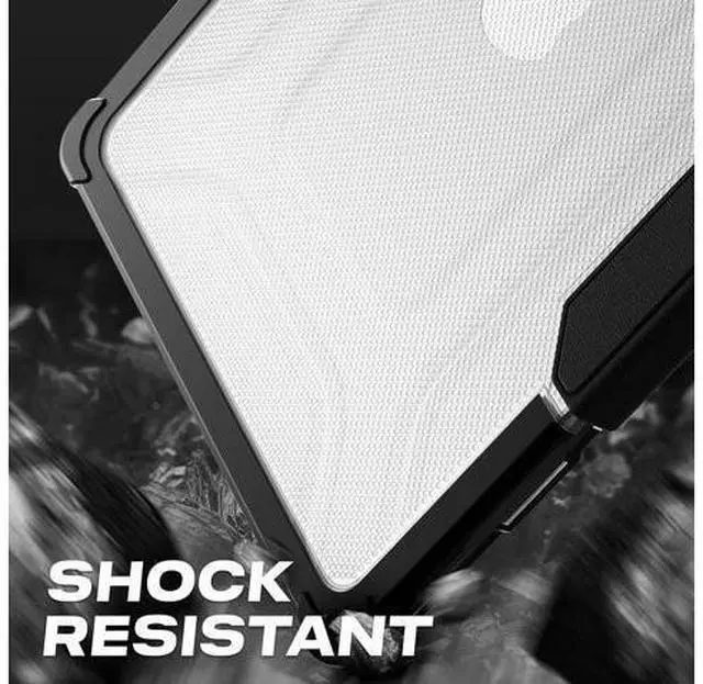 Alt view image 5 of 7 - Deuninker Case for MacBook Pro 14 inch, Shock-Absorbing Protection with Folding Stand &Mouse Pad Case for MacBook Pro 14 inch, HardBlack