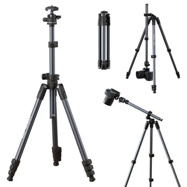 Main image of Deuninker TT59 Horizontal Overhead Photography Tripod, 68.9" Foldable Professional Camera Tripod Stand with Uka Quick Release Panoramic Ball Head for Mirrorless Camera/DSLR/Phone/Camcorder and All