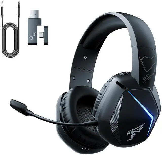 Main image of SOMIC GS401PRO Wireless Gaming Headset with Microphone, Bluetooth 5.2 Wireless Headphone Low Latency with 45Hrs Battery, Stereo Sound for PC, PS4, PS5, Switch, Smartphone (For Xbox only work in wired)