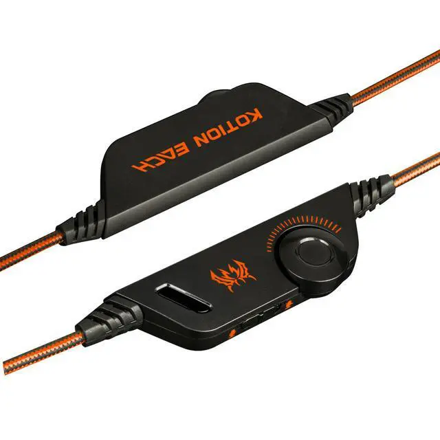Alt view image 2 of 7 - KOTION EACH G2000 Blue Color Over-ear Game Headset Earphone Headband with Mic Stereo Bass LED Light for PC