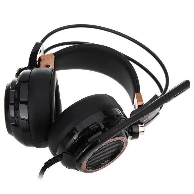 Alt view image 3 of 6 - Somic G941 Active Noise Cancelling USB Gaming Headset 7.1 Virtual Surround Sound with Mic Vibrating Function