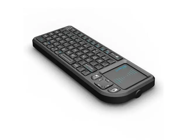 Alt view image 2 of 5 - New Rii mini X1 Handheld 2.4G Wireless Keyboard Touchpad Mouse for PC Notebook Smart TV Black Keypad