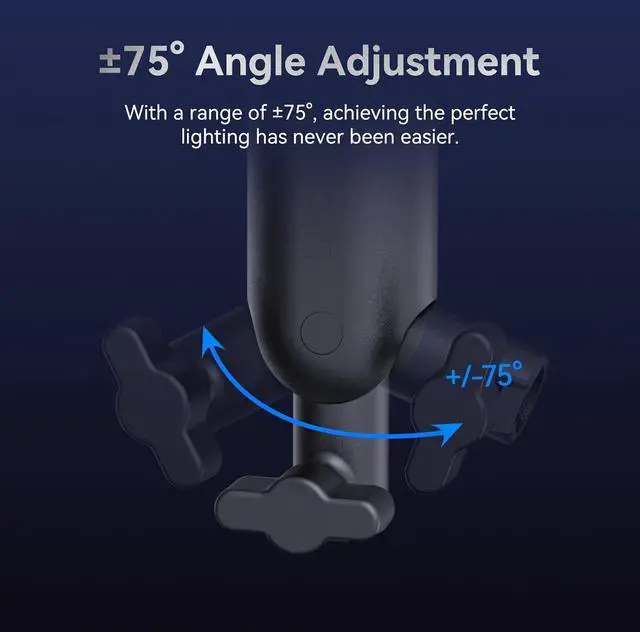 Alt view image 4 of 7 - Deuninker LA03 Light Stand Mount Adapter, 1/4" Screw Portable Handheld Flash Grip Quick Adjustment Bracket Handle for Speedlite, COB Video Light, DSLR, Camera, Camcorder, Monocular, Light Stand