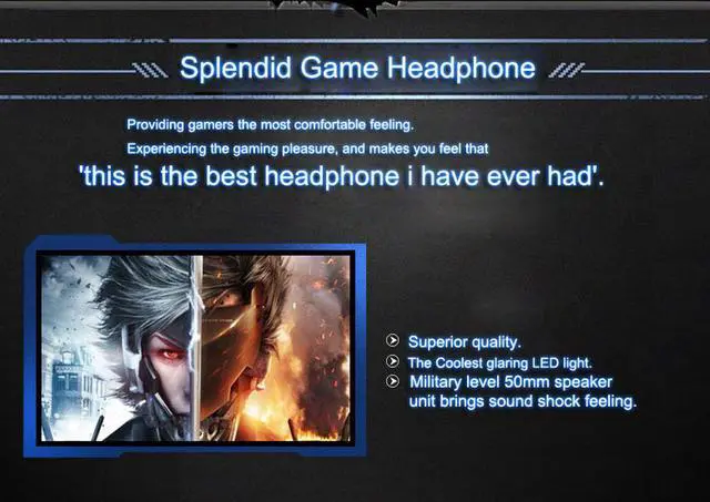 Alt view image 7 of 7 - KOTION EACH G2000 USB Stereo Gaming Headset with Microphone Volume Control LED Light for PC Game