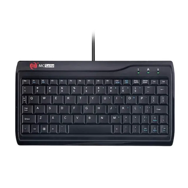 Alt view image 2 of 5 - Super Mini Wired Keyboard, MCSaite Full Size 78 Keys Keypad Small Portable Fit with Professional or Industrial Use for Computer Laptop Mac Notebook