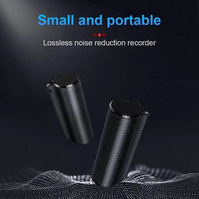 Alt view image 5 of 5 - Deuninker 8GB Digital Voice Recorder with HD Noise Reduction, Voice Activation & HiFi Audio, Portable MP3 Player (Black)