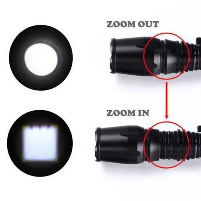Alt view image 2 of 5 - 2X UltraFire Led Flashlight Torch 2500 Lumens Cree T6 XML+Battery And Charger