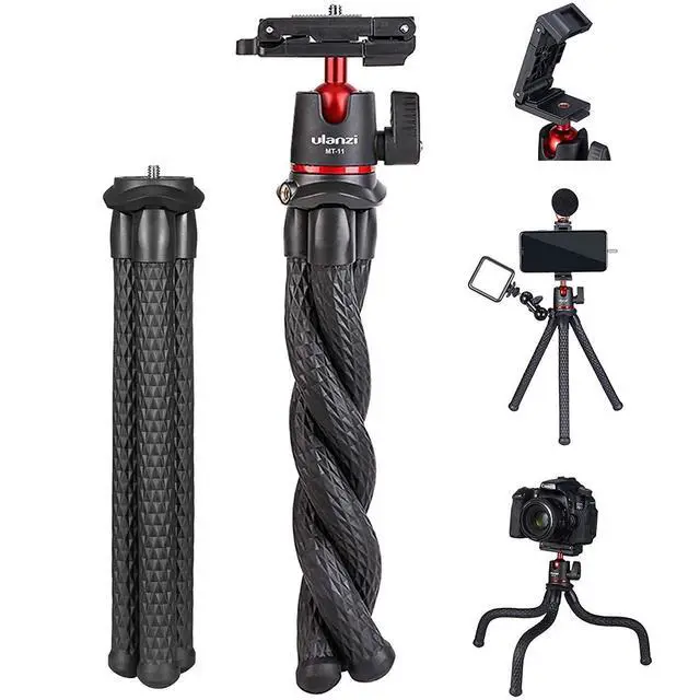 Alt view image 2 of 7 - Deuninker Camera Tripod Flexible + Cute LITE Waterproof Light