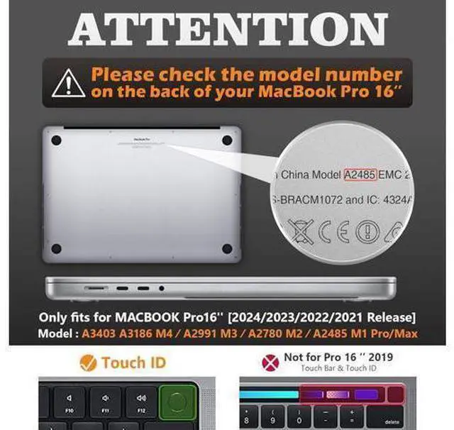 Alt view image 2 of 7 - Deuninker Case for MacBook Pro 16 inch 2024-2021 A3403 A3186 A2991 A2780 A2485, Shock-Absorbing Protection with Folding Stand &Mouse Pad/Bag Case for MacBook Pro 16'' M4/M3/M2/M1 (SkyBlue)