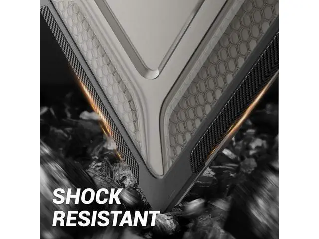 Alt view image 5 of 7 - Deuninker Case for MacBook Pro 16 inch, Shock-Absorbing Protection with Folding Stand &Mouse Pad Case for MacBook Pro 16 inch, Black