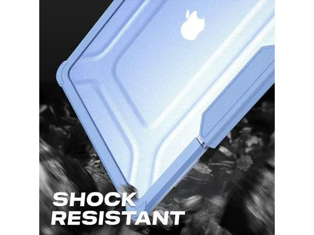 Alt view image 5 of 7 - Deuninker Case for MacBook Air 15 inch, Shock-Absorbing Protection with Folding Stand &Mouse Pad Case for MacBook Air 15 inch, SkyBlue