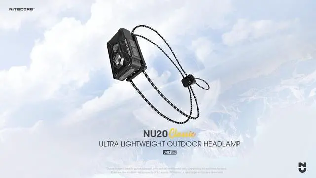 Alt view image 5 of 7 - NU20 Classic Ultralight Headlamp 360 Lumen USB-C Rechargeable Lightweight for Backpacking Camping Running with Auxilary White and Red Light