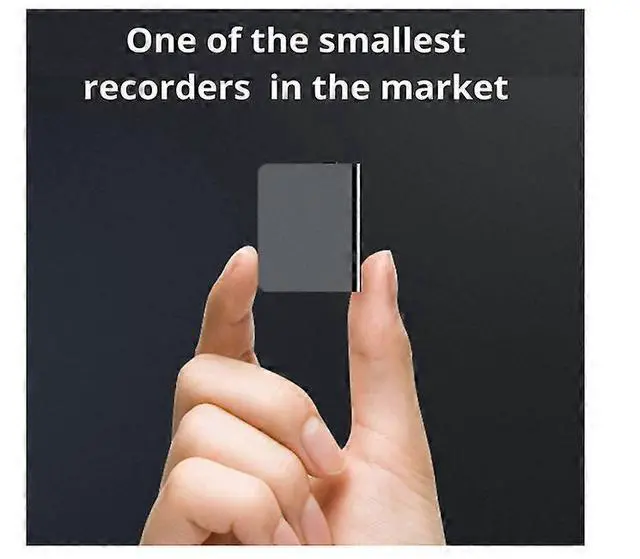 Alt view image 2 of 5 - Deuninker 32GB Mini Voice Recorder, Voice Activated, 15 Days Standby, HD Noise Cancellation, Black