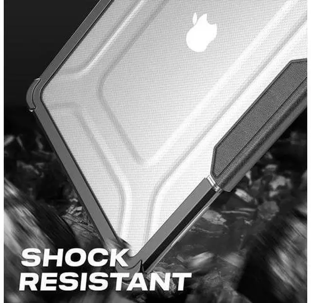 Alt view image 5 of 7 - Deuninker Case for MacBook Air 15 inch, Shock-Absorbing Protection with Folding Stand &Mouse Pad Case for MacBook Air 15 inch, HardBlack