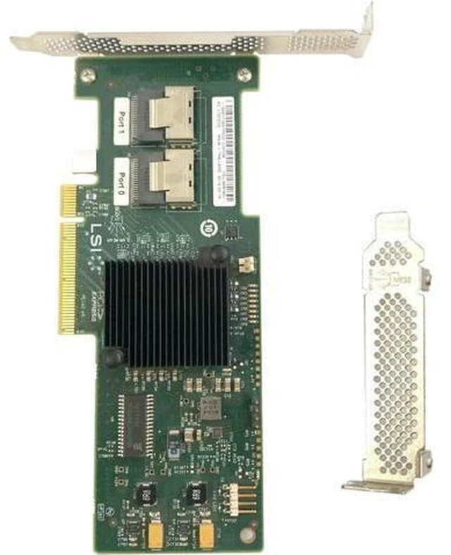 Alt view image 6 of 8 - LSI 9220-8i M1015 RAID Controller Card SAS SATA P20 IT Mode for ZFS FreeNAS unRAID PCI E 6Gbps HBA Expander Card