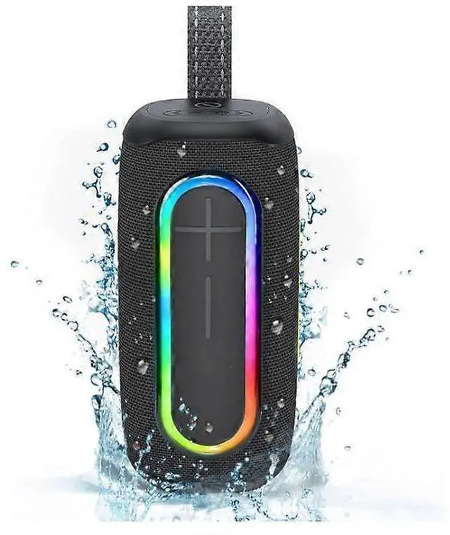 Main image of Deuninker 40W Loud Bluetooth Speaker with RGB Lights, IPX7 Waterproof, Built-in Mic, Deep Bass Portable Wireless (Black)