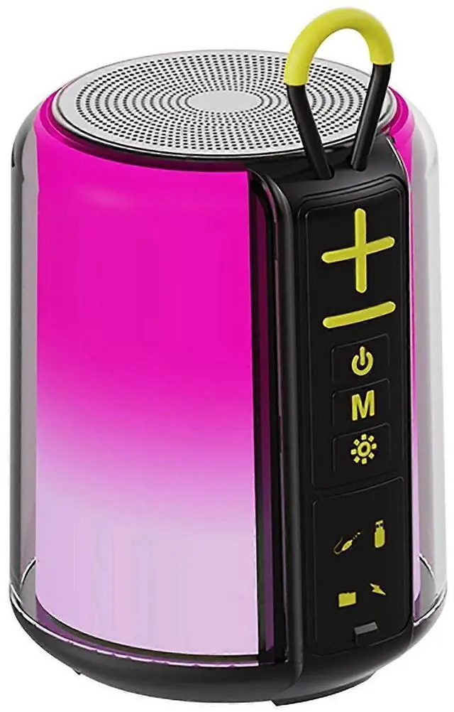 Main image of Deuninker 8W Portable Bluetooth Speaker with RGB Lights, TWS Pairing & 24H Play for Party, Travel, Home