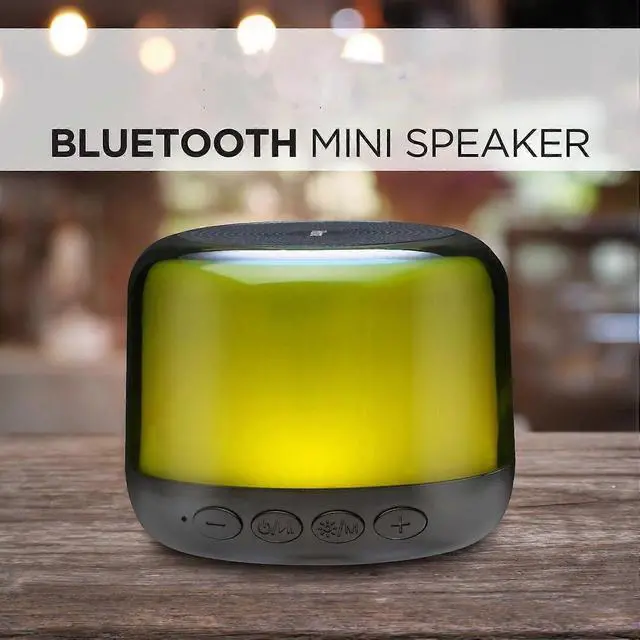 Alt view image 5 of 5 - Deuninker iHome Bluetooth Speaker with Color Changing Lights, 18H Battery, Portable & Rechargeable (Black)