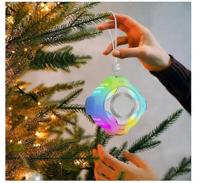 Alt view image 3 of 5 - Ecocleanpath IPX7 Waterproof Bluetooth Speaker with Color Lights, Floating, 24H Playtime, TWS Stereo (Transparent)