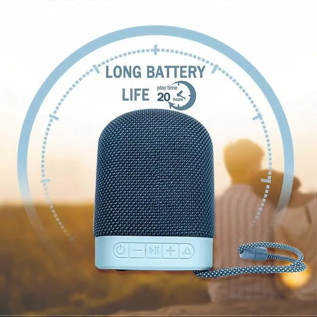 Alt view image 3 of 5 - Ecocleanpath C16 IPX7 Waterproof Floating Bluetooth Speaker, 20H Playtime, Rich Bass, Compact for Beach & Pool