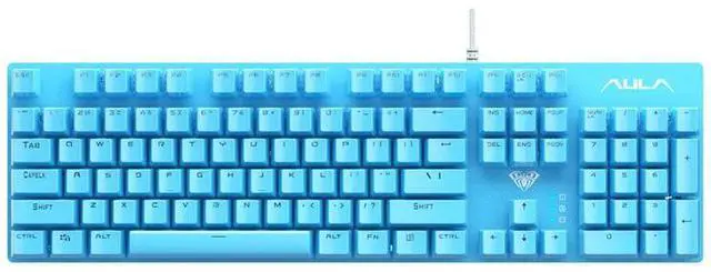 Main image of AULA S2022 Wired Mechanical Gaming Keyboard with 104 Keys Adoption of 26 Keys without Impact Design USB interface Mechanical Keyboard for WIN XP WIN7 WIN8 WIN10 System