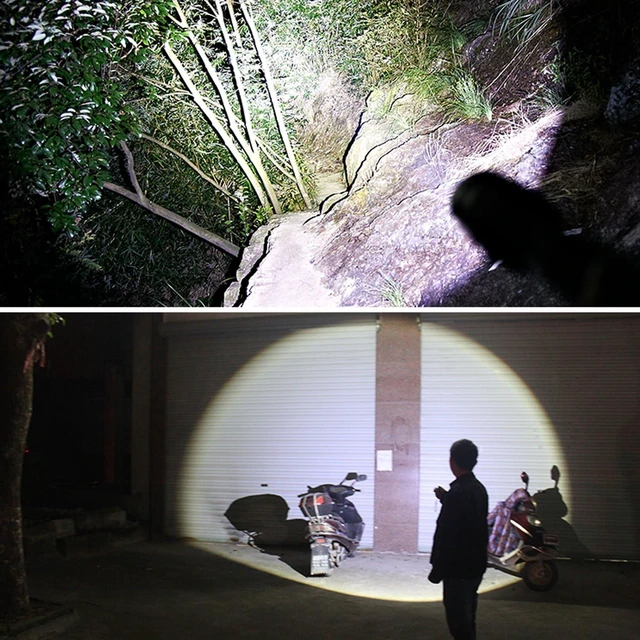 Alt view image 13 of 14 - Military Grade High Lumen 5 Mode LED Tactical Flashlight Torch for Hurricane Camping Biking Hiking Home Emergency,2 Pack