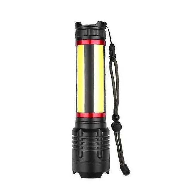 Alt view image 2 of 5 - Deuninker XHP90.2 LED Flashlight, 26650 USB Rechargeable & Zoomable, IPX5 Waterproof Torch (Black)