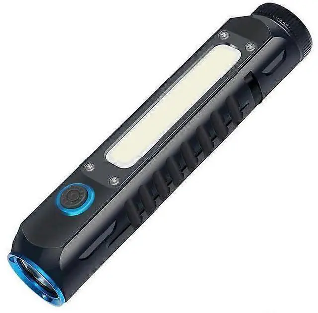 Main image of Deuninker 500LM Rechargeable Magnetic LED Flashlight with COB Sidelight, 8 Modes, Waterproof Tactical Flashlight (Black)