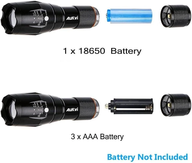 Alt view image 12 of 14 - 2 Pcs Powerful Red LED Flashlight - Long Range Red Hunting Light Torch, Zoombale, Waterproof, Best for Astronomy, Aviation, Night Observation