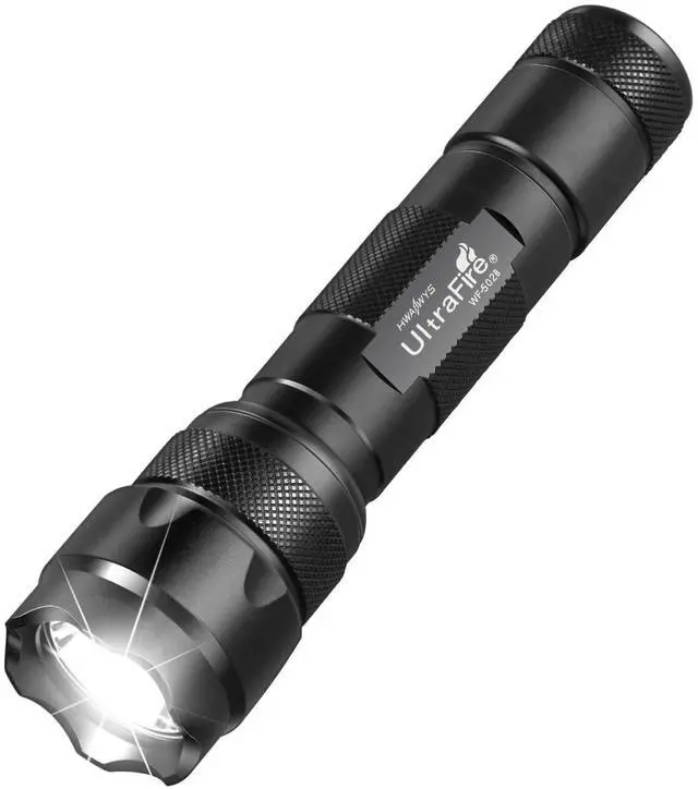 Alt view image 8 of 14 - Mini LED Flashlight 1000 Lumens Single Mode Tactical EDC Flashlight, Super Bright Waterproof Small Portable Flash Light Torch WF-502B (Battery Not Included)