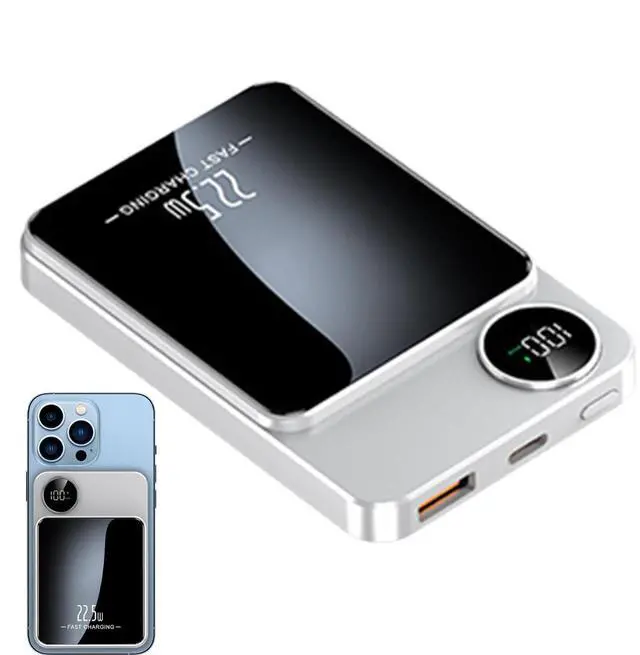 Main image of Wireless Charger Pad 20000mAh, Magnetic Fast Charging Hub for Phone Earbuds Smart Watch, Portable Power Bank Charger for Desk Home Office Travel Device