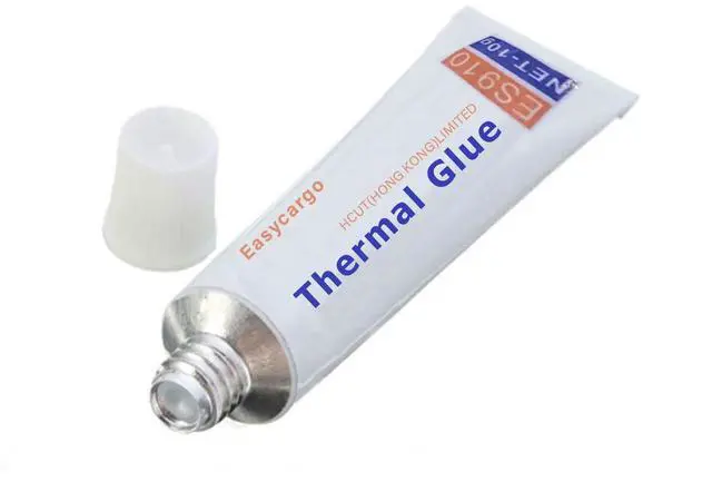 Main image of Easycargo 10g Thermal Glue, Silicone Thermal Conductive Adhesive for GPU VRM VRAM LED Heatsink IC Chips, Non-Conductive Permanent Bonding for MOSFET Transistors 3D Printer PCB TEC1-12706 Peltier RTV