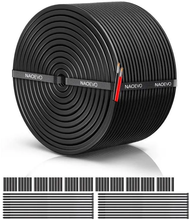 Main image of DeuninkerNAOEVO 18 Gauge Wire 2 Conductor Tinned Copper Electrical Wire, 100FT