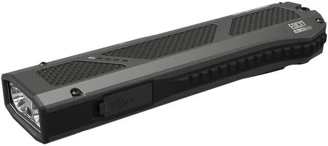 Main image of Nitecore EDC17 1500 Lumen Rechargeable EDC Flat Flashlight with White LED, UV, and Green Laser