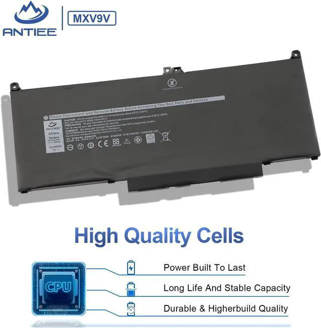 Alt view image 13 of 14 - MXV9V 60Wh Laptop Battery for Dell Latitude 5300 5310 7300 7400 E5300 E5310 E7300 E7400 Latitude 5300 5310 2-in-1, inspiron 7300 7306 2-in-1 Black, P96G P96G001 P97G P99G P100G Series 5VC2M 0829MX