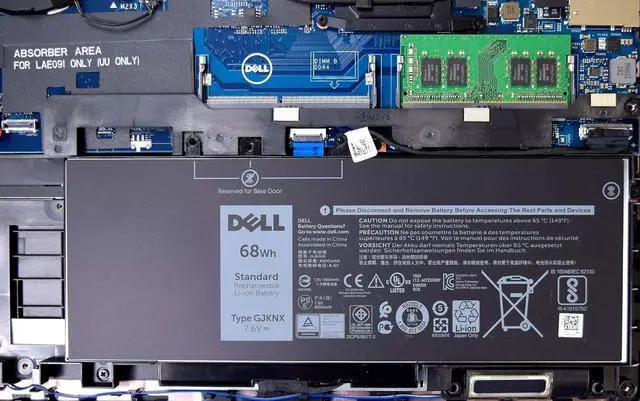 Alt view image 11 of 14 - DELL GJKNX 7.6V 68Wh 4-Cell Notebook Battery For DELL Latitude 5280 5290 5480 5490 5491 5495 5580 5590 5591, Precision 3520 Precision 3530 Laptop , Alternant Part Number: 5YHR4 451-BBZG 93FTF 3DDDG