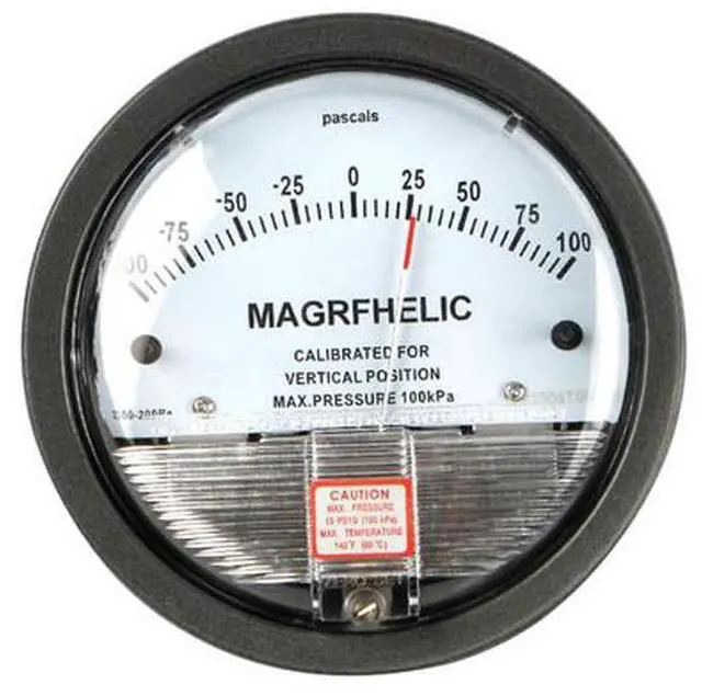 Alt view image 8 of 14 - ELECALL New -100~100PA TE2000 Micro Differential Pressure Gauge High Precision 1/8 "NPT Air Pressure Meter Barometer