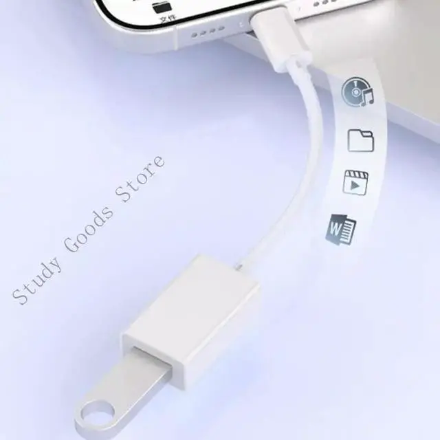 Alt view image 8 of 8 - Reversible Type C to USB3.0 OTG Adapter Cable for Fast Data Transfer Compatibles Various USB C Devices and Switches