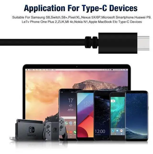 Alt view image 14 of 14 - USB3.2 Type-C USB Data Transfer Cable with PVC Jacket-Multiple Lengths (0.2M to 3M)-Fast Charging