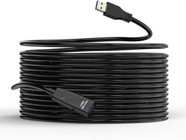 Alt view image 12 of 14 - Highly Speed USB3.0 Extension Cable USB Male to Female Data Transfer Cord with DC5V Power Port 5Gbps Data Transfer Cord