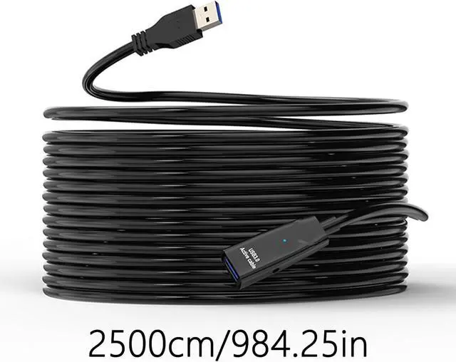 Alt view image 14 of 14 - Highly Speed USB3.0 Extension Cable USB Male to Female Data Transfer Cord with DC5V Power Port 5Gbps Data Transfer Cord