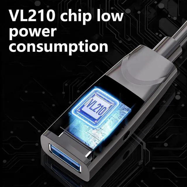 Alt view image 10 of 14 - Highly Speed USB3.0 Extension Cable USB Male to Female Data Transfer Cord with DC5V Power Port 5Gbps Data Transfer Cord
