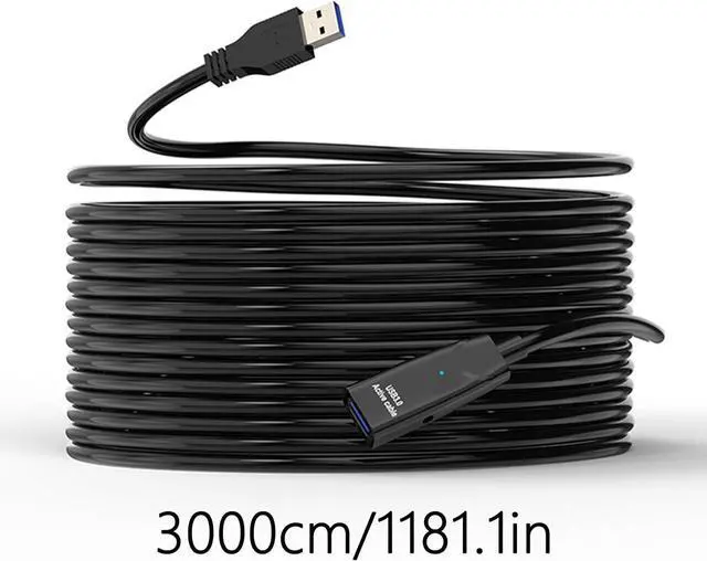 Alt view image 14 of 14 - Highly Speed USB3.0 Extension Cable USB Male to Female Data Transfer Cord with DC5V Power Port 5Gbps Data Transfer Cord