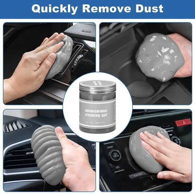 Alt view image 12 of 14 - Windshield Cleaner Tool, 13Pcs Car Interior Cleaning Kit, Car Detailing Kit Interior Cleaner, Car Detailing Brushes, Car Cleaning Gel, Inside Cleaning Supplies Accessories for Women Men