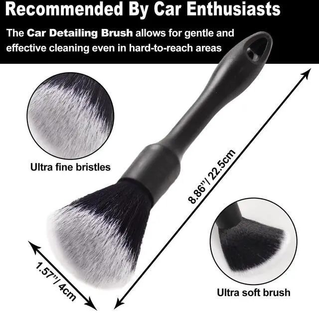 Alt view image 11 of 12 - 7Pcs Car Wheel Brush kit, Tire Brush, Wheel Cleaner Brush, Soft-bristled Rim Cleaner Brush, Tire Shine Applicator Pad, Car Detailing Brushes, Wheel Brushes for Cleaning Wheels,Tires