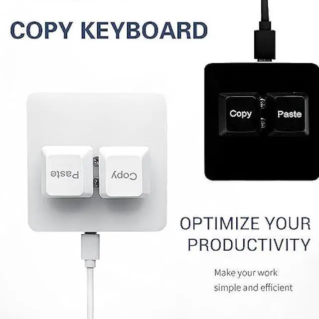 Alt view image 8 of 12 - BTXETUEL Copy and Paste 2-Key Keyboard SAYO OSU Keypad Hotswap One Handed Mechanical Gaming Keyboard Cherry Switch RGB Backlit Mini USB Keypad for macros or Rhythm Games