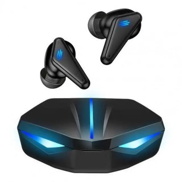 Alt view image 4 of 6 - K55 TWS Earphones Mega Bass Noise Reduction Cool Light Headsets Wireless Bluetooth In-ear Anti-interference Headphones for Sport