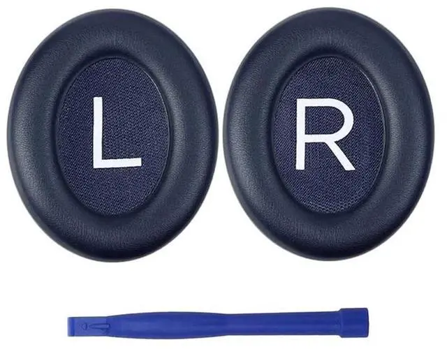 Alt view image 3 of 4 - Replacement Ear pads for Bose-700 NC700 Headphones Memory Foam Ear Cushions Earpads headset Leather for CASE(Navy Blue)