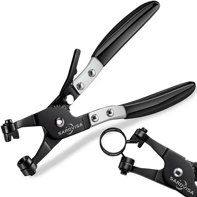 Main image of SARDVISA Hose Clamp Pliers, Heavy Duty Hose Clamp Tool with Locking Gear Black Non-Slip Handle, Professional Automotive Repair Tool for the Removal & Installation of Ring-Type and Spring Band Clamps