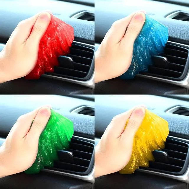 Alt view image 10 of 10 - 4 Pack Car Cleaning Gels Auto Detailing Tools Cleaning Putty Car Interior Cleaner, Car Jelly Cleaner, Keyboard Cleaner, Car Cleaning Supplies,TOOLS-00150